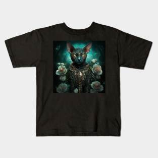 Green Sphynx Kids T-Shirt